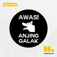 BEWARE FIERCE DOG Acrylic Sign Board