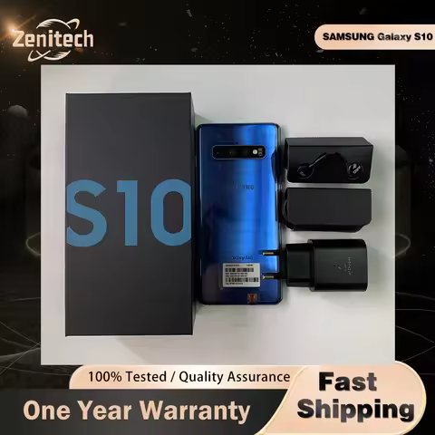 97% new Samsung Galaxy S10 G973U1 G973F 4G Mobile Phone 6.1" 8GB RAM 128GB ROM Fingerprint NFC Snapd