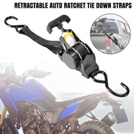 **包郵** 自動收縮捆綁帶 貨物拉緊器 固定收緊帶 電單車綁帶 行李便捷伸縮捆綁帶 3.3米/680KG拉力  (平行進口) ZZ1630