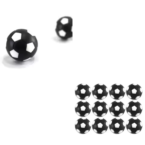 F92E 4 Pack Table Soccer Foosballs Replacement Balls, Mini Colorful 36mm Indoor Game