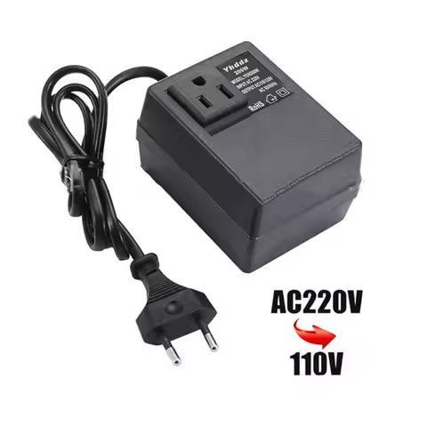 Step Down Single Phase Travel EU Plug Voltage Transformer Converter 200W Voltage Converter Transform