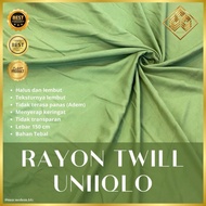 PREMIUM RAYON TWILL FABRIC BY UNIQLO TWILL RAYON/ PREMIUMPOLOS TWILL FABRIC/ BY THE METER, CULOT BLO