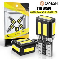 ((2PCS) Super Bright T10 W5W LED Bulb 7020 7SMD Parking Light Roof Turn Signal License Plate Car Mot