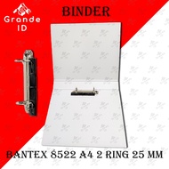 Binder BANTEX 8522 A4 2 RING 25MM INSERT RING BINDER