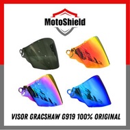 Gracshaw G919i G919 Visor 100% Original Tinted Black Revo Blue Rainbow Revo Red Gold