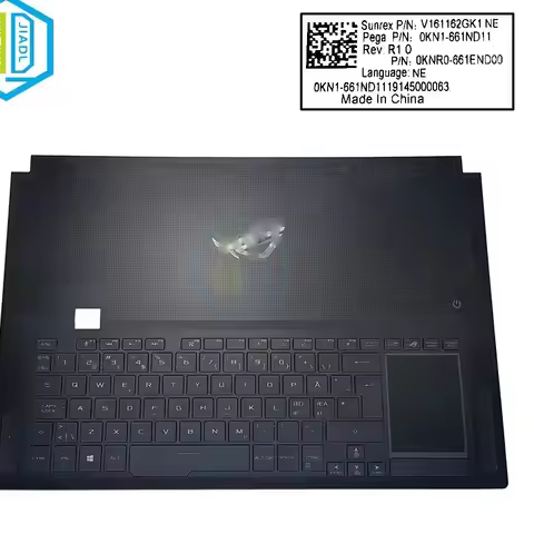 Original GX701 SP PO HU RGB Backlit Keyboard Palmrest For ASUS ROG Zephyrus GX701GW GX701GXR GX701LX