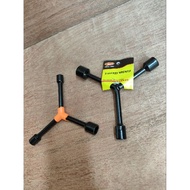 HITAM Black Y sock wrench size (10 12 14) (12 14 17) Y shock socket