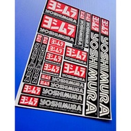 Sticker Decal Motor&Car YOSHIMURA A4 Size Universal*7100