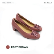 LA BELLA รุ่น GISELA BLOCK - ROSY BROWN