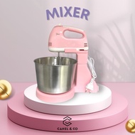 PINK 7 Speed Electric Egg Beater Hand Mixer Baking Whisk Mesin Pengadun Tepung Food Bancuh Telur Sta