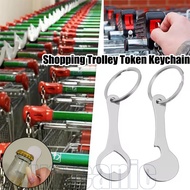 2/4/8Pcs Shopping Cart Tokens Trolley Token Keychain - Home Kitchen Bar Gadget - for Supermarket Tok