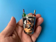 Bar 1/6 Frozen Alcoholic Beverages Red Wine BJD 6-point Child Doll Soldier Scene Ornament Model