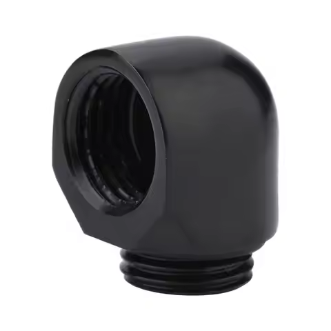 G1/4 Thread Tube Converting Fitting Two-Touch Fitting Elbow Connector Water Cooling Fitting for PC W