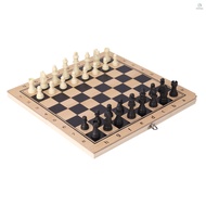 [Fast Shipping] Wooden Chess Set International Chess Entertainment Game Chess Set with Folding Board