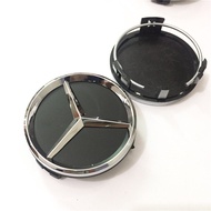 4Pcs 60mm Car Wheel Center Hub Caps Cover Badge For Mercedes Benz E B C ML Class w212 S212 X166 w176