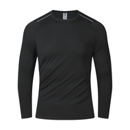2025 Men's Sports Dri-Fit Long Sleeve Rush guard Quick Dry Breathable Swimsuit Surfsuit
