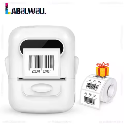Portable Sticker Printer P50 Mini Bluetooth Thermal Label Printer inkless printing DIY Adhesive Labe