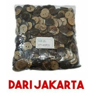 Contents 400 pcs - Diameter 18 mm Coconut Shell Buttons 18 mm