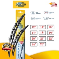 Hella Wiper blade (Original) (12" 14" 16" 17" 18" 19" 20" 21" 22" 24" 26")(J Hook Type)