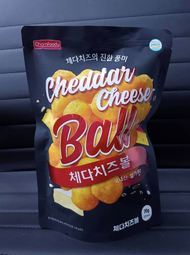 NOONA MART - ขนมเกาหลี เชดดาร์ชีสบอล รสชีสเข้มข้น -Chamfoody Cheddar Cheese Ball 70g