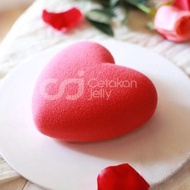 CJ Silicone Cake Mold Sponge Cake Pudding Heart Shape 3D Heart Shape 3D Valentine Cake Decoration