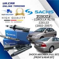 SACHS TOYOTA COROLLA ALTIS ZZE122 (2002 - 2007) SHOCK ABSORBER FULL SET / FRONT (DEPAN) / REAR (BELA