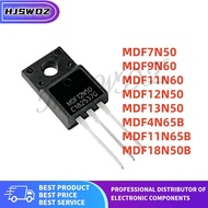 10Pcs/LOT New MDF11N65B MDF11N60 MDF13N50 MDF18N50B MDF7N50 MDF4N65B MDF9N60 MDF12N50 TO-220F Transi