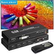 2x2 Video Wall Controller Processor 1x2 1x3 1x4 2x1 3x1 4x1 4K DVI HDMI video wall controller TV Vid