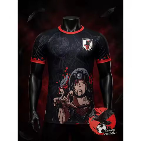 New Japanese Jersey Itachi's Death - Naruto Shippuden Japanese Anime Football Jersey Summer Sports M