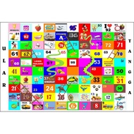 Jumbo snake and ladder 2x3m + dice doll