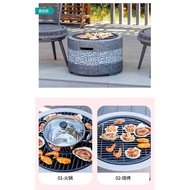 Barbecue Oven Charcoal Stove Household Barbecue Grill Outdoor Barbecue Stove Courtyard Oven Charcoal Charcoal Grill Stove Smoke-Free Barbecue Table