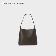 CHARLES&amp;KEITH กระเป๋าแม่ CK2-40270966-1 กระเป๋าคุณแม่-ลูก สะพายข้าง ความจุมาก หญิง Light Grey