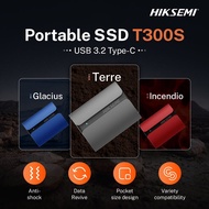 Hiksemi T300S 1TB USB 3.2 Type-C Portable SSD (TLC Chipset) External SSD Solid State Drive Mobile