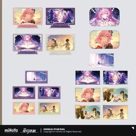 Sunsyea Honkai Star Rail Official Merch miHoYo Original Authentic YNTXDHY 2 Acrylic Stand Badge Colo