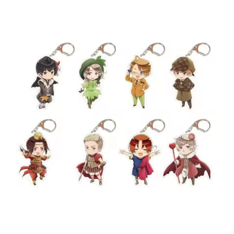 Anime Peripheral Store Hetalia The World Twinkle Italy Germany USA UK AcrylicKeychain Pendant Orname