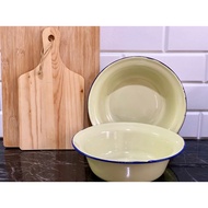 Enamel bowl (mangkuk vintage). Mangkuk besar 25 cm