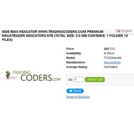 SIDE BIAS INDICATOR www.tradingcoders.com Premium NinjaTrader indicators NT8 (Total size: 2.0 MB Con