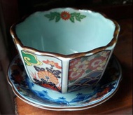 淺田窯陶瓷杯盤組，淺田窯陶瓷杯盤雙人組