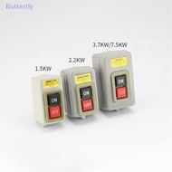 [Butterfly] Start Button Switch AC380V Three-phase BS211B BS216B BS230B Motor Control Start Stop Swi