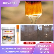 Jue-Fish Waterproof Floor Agent Wall Repair Agent Roof Repair Super Waterproof Adhesive Sealant Spray Leakproof Coating Infiltration Renovation Waterproof Adhesive Adhesive Leak-proof Sealers Clear-Seal Repair Adhesive Sealant Glue for Home (100g)