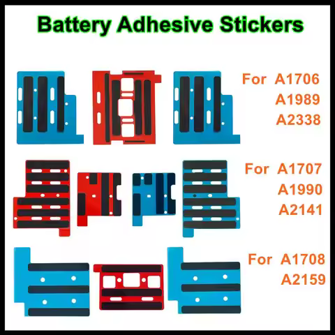 New Battery Adhesive Stripes Stickers Set For Macbook Pro Retina A1706 A1707 A1708 A1989 A1990 A2141
