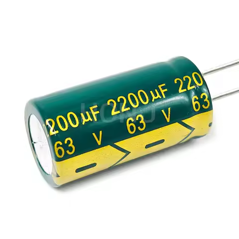 5PCS 63V2200uf 18x35mm Aluminum Electrolytic Capacitor 2200uf63v 63v 2200uf 63V 2200mf 63vdc 2200MFD