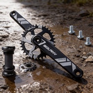 Bolany Mountain Bike Chainring Chainring 34T/36T Single Disc CNC Direct-Mounted Hollow Chainring Lef