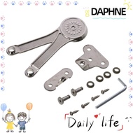 DAPHNE 2 Pcs Support Hinge, Silver Zinc Alloy Soft Close Cabinet Hinges, Durable Sprung Hinges Window, Door, Box, , Cabinet