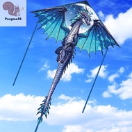 [pengtao35] 1 Piece 1.4M Large Dragon Kite For Kids And Adults Huge Pterosaur Kite Come Tail Easy To