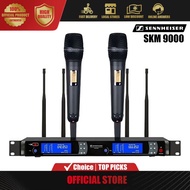Sennheiser SKM9000 Professional UHF Wireless Mic Set Dual Handheld Microphone for Performance & Kara