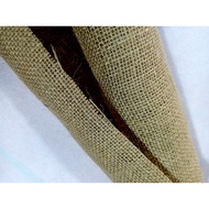 Original burlap / brown burlap / imported floral fabric