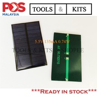 0.74W 5.5V 135mA Polycrstalline Solar Panel Battery Charger DIY Model Component