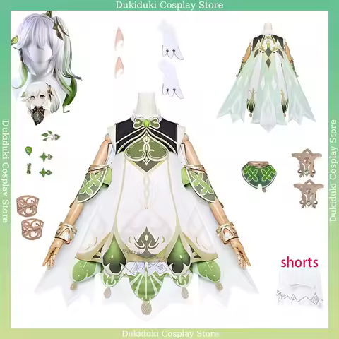 Nahida Cosplay Costume Lesser Lord Kusanali Full Set Genshin Impact Cosplay Outfit Wig Set Girl Nahi