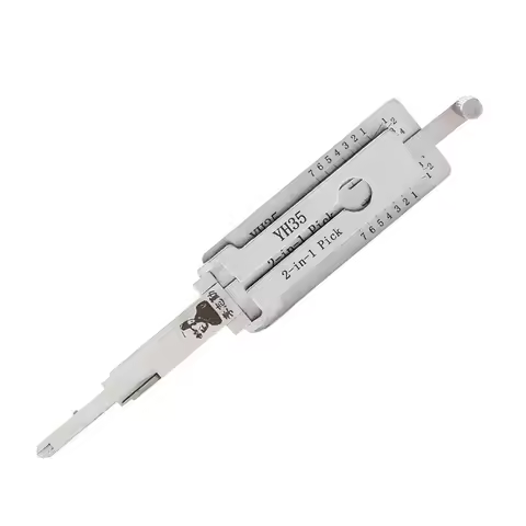 Lishi YH35 2-in-1 Lock Pick Decoder Ignition Car Door Opener for Yamaha Motorcycles Flat Milling